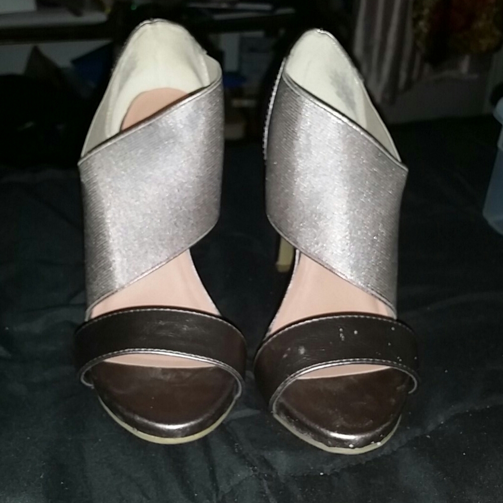 Silver heels